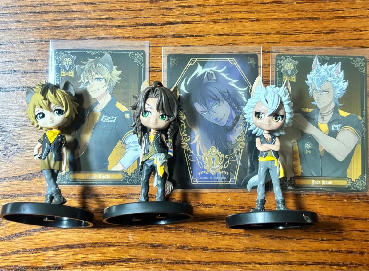 ツイステQposket 3体セット サバナ レオナ ラギー ジャックと ツイステQposket 3体セット サバナ レオナ ラギー ジャックと