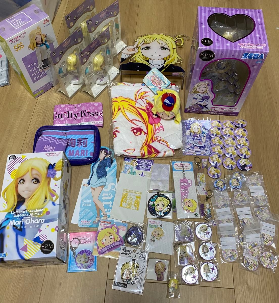 ラブライブ サンシャイン 小原鞠莉 缶バッジ まとめ売りです ラブライブ サンシャイン 小原鞠莉 缶バッジ まとめ売りです