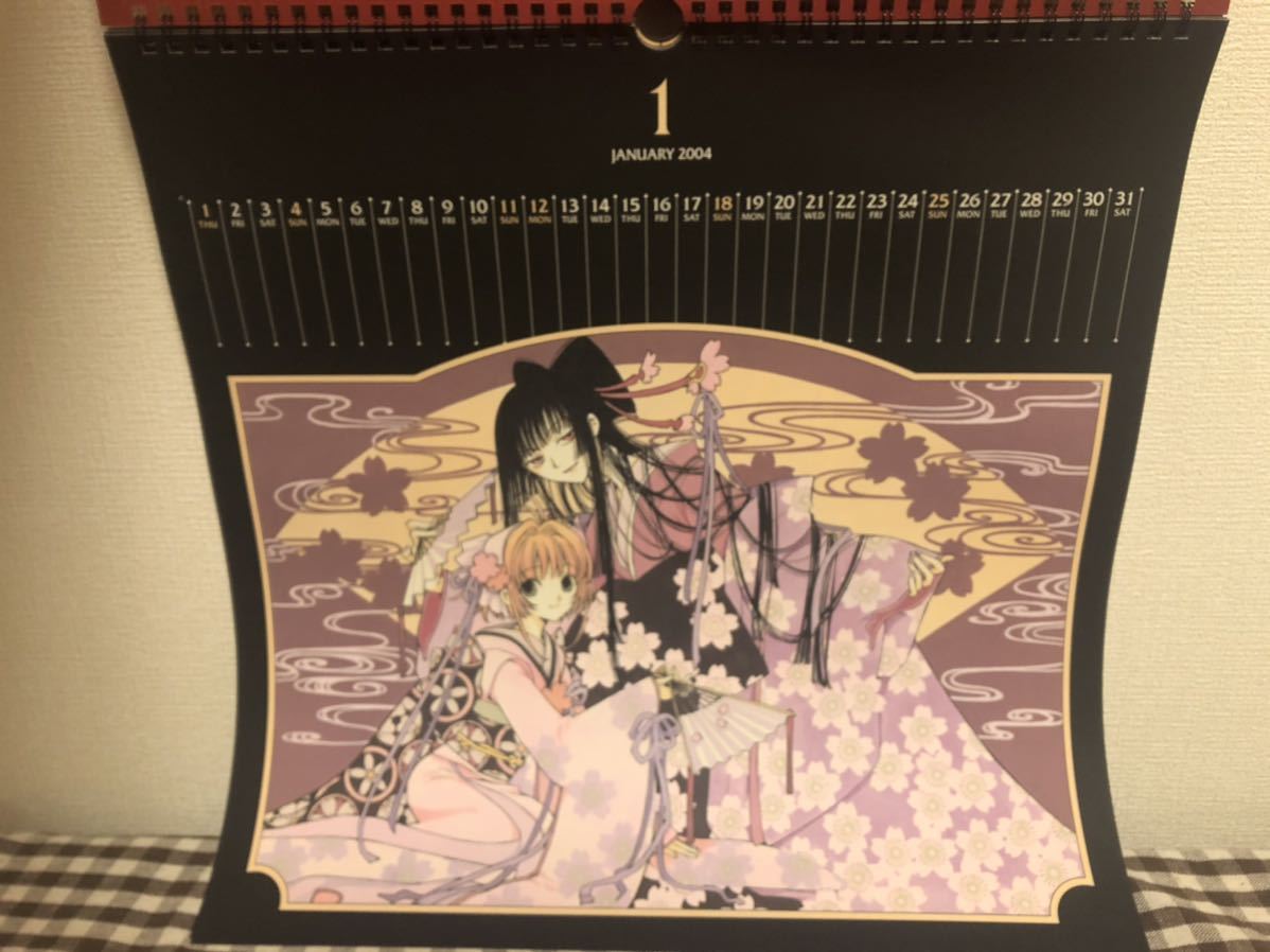 ツバサ xxxHOLiC CLAMP 2004年カレンダー ボールペン 未使用_画像2