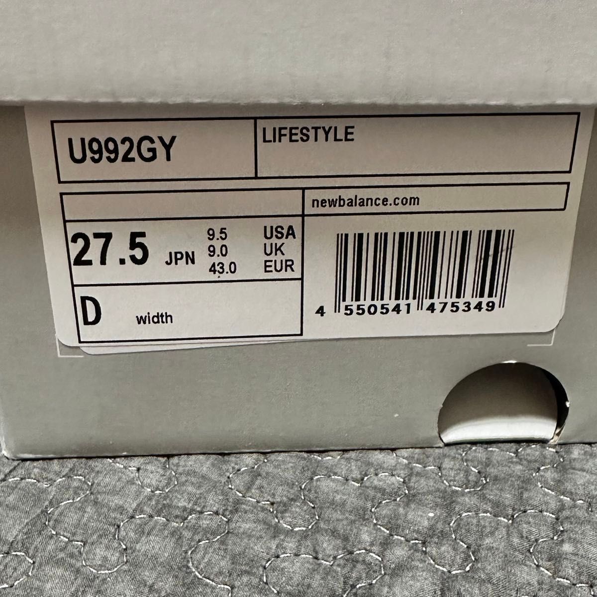 新品 New Balance Made in USA 992 GY 27 5 グレー|Yahoo 新品 New Balance Made in USA 992 GY 27 5 グレー|Yahoo