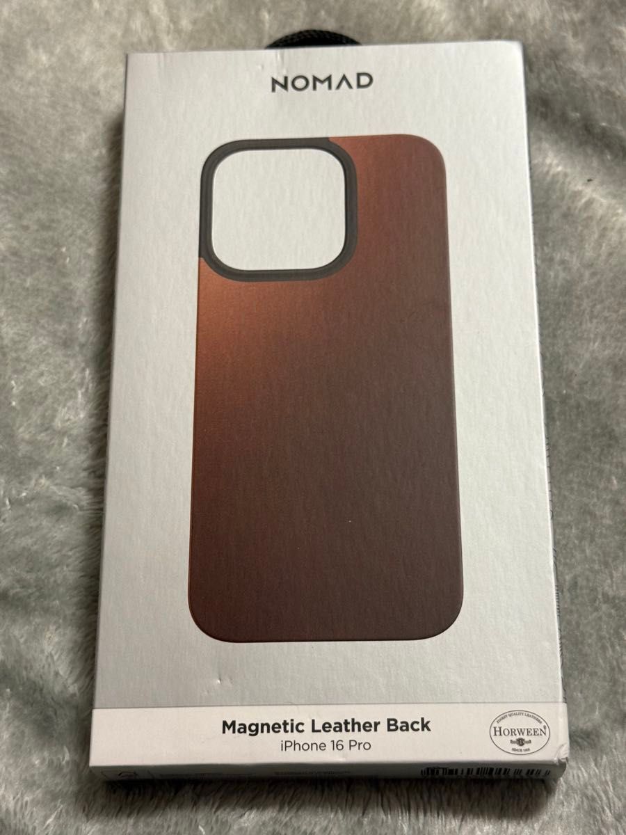NOMAD Magnetic Leather Back iPhone16 Pro ブラウン iPhone NOMAD Magnetic Leather Back iPhone16 Pro ブラウン iPhone