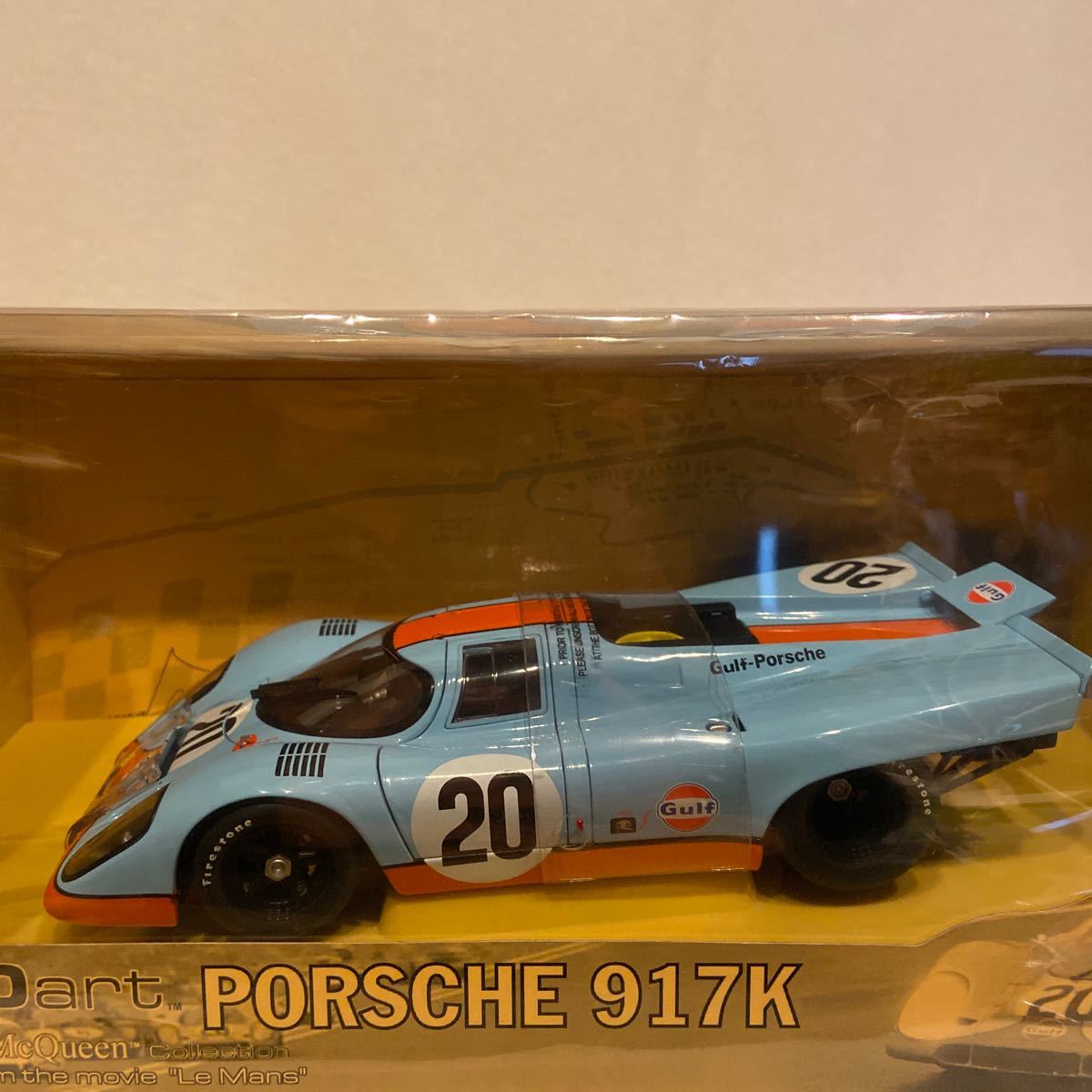 絶版 AUTOart 1/18 PORSCHE 917K #20 Steve McQueen 映画 栄光のルマン オートアート ポルシェ Gulf スティーブ・マックイーン ミニカー_画像4