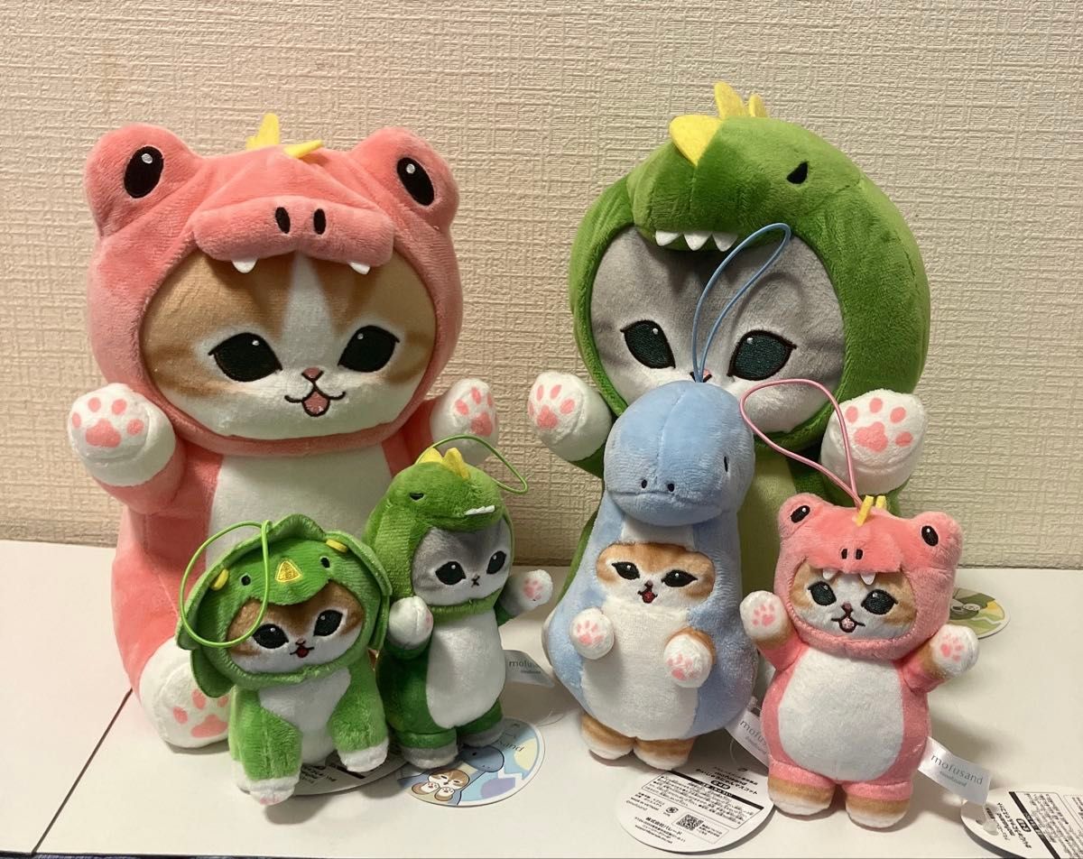 mofusand かいじゅうにゃん BIGぬいぐるみ マスコット 全6種類 mofusand かいじゅうにゃん BIGぬいぐるみ マスコット 全6種類