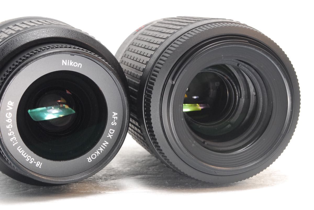 Nikon D5200 スマホ転送 ダブルレンズ 純正バッグ付 一眼レフ Nikon D5200 スマホ転送 ダブルレンズ 純正バッグ付 一眼レフ