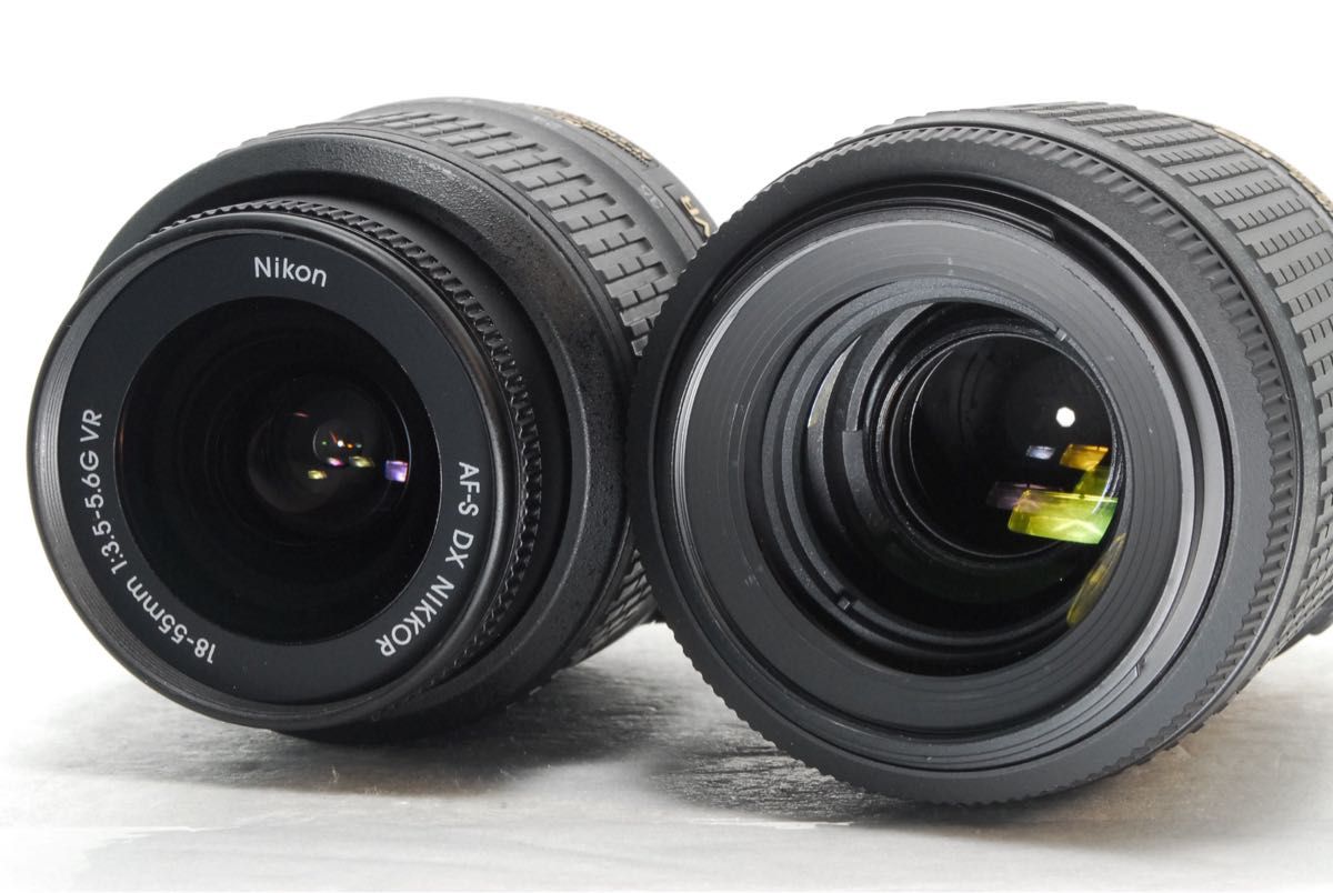 Nikon D5200 スマホ転送 ダブルレンズ 純正バッグ付 一眼レフ Nikon D5200 スマホ転送 ダブルレンズ 純正バッグ付 一眼レフ