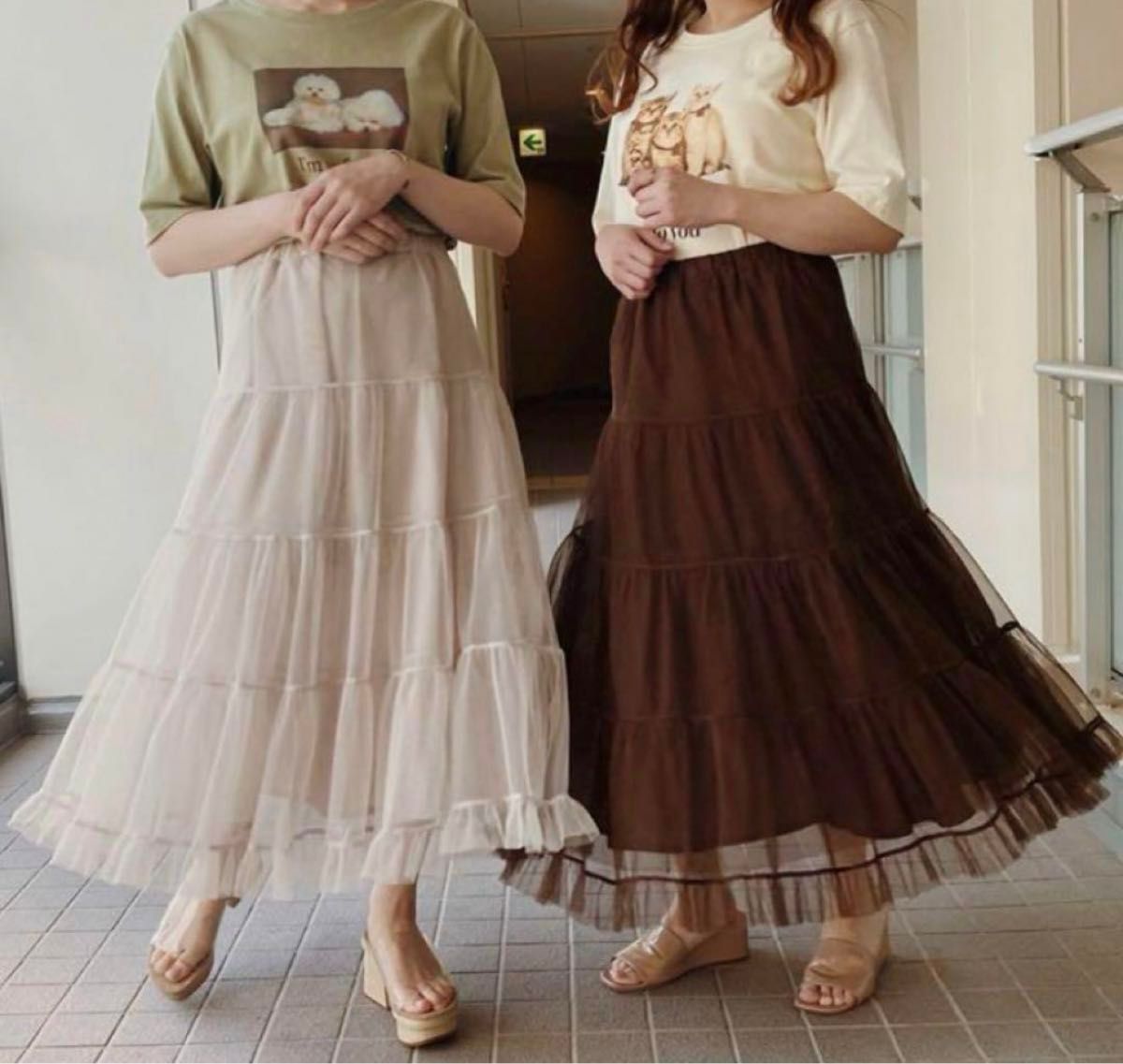 美品】Treat rself volume tulle skirt トリートユアセルフ 美品】Treat rself volume tulle skirt トリートユアセルフ