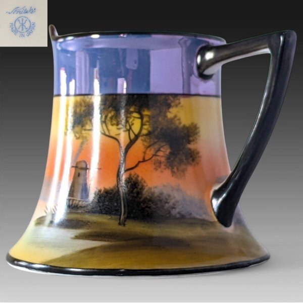 オールドノリタケ銘品! オールドノリタケ ラスター彩 夕焼け オールドノリタケ銘品! オールドノリタケ ラスター彩 夕焼け