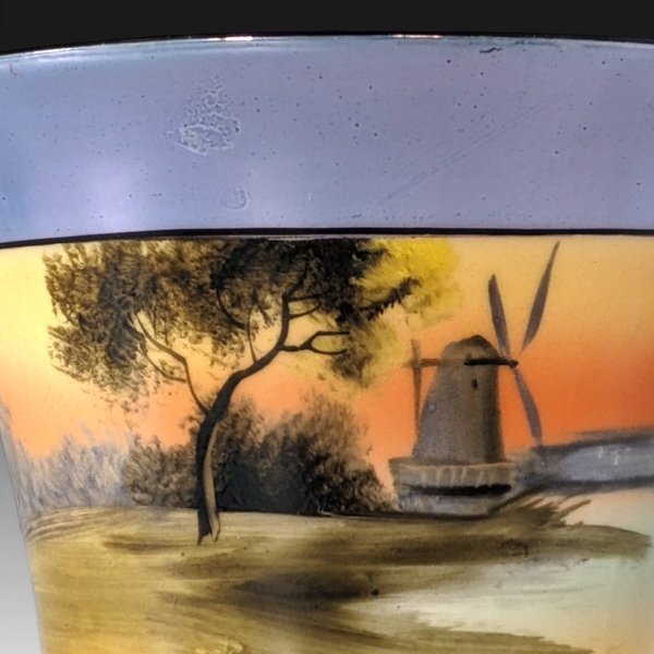 オールドノリタケ銘品! オールドノリタケ ラスター彩 夕焼け オールドノリタケ銘品! オールドノリタケ ラスター彩 夕焼け