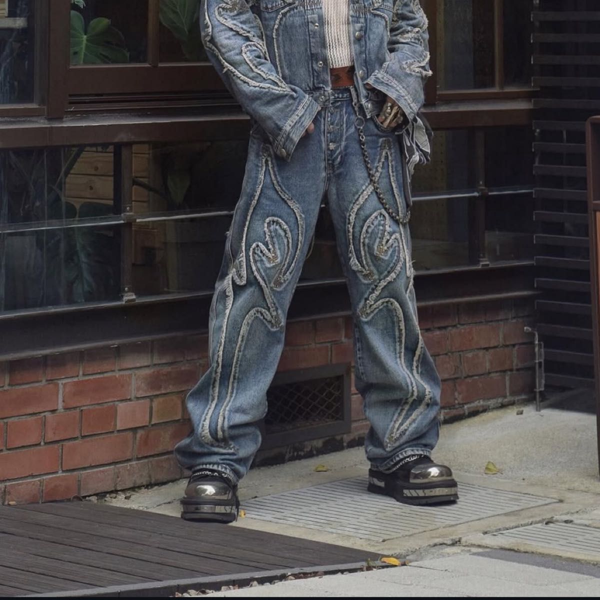 Thug Club Tribal Denim Pants トライバルデニムパンツ Thug Club Tribal Denim Pants トライバルデニムパンツ