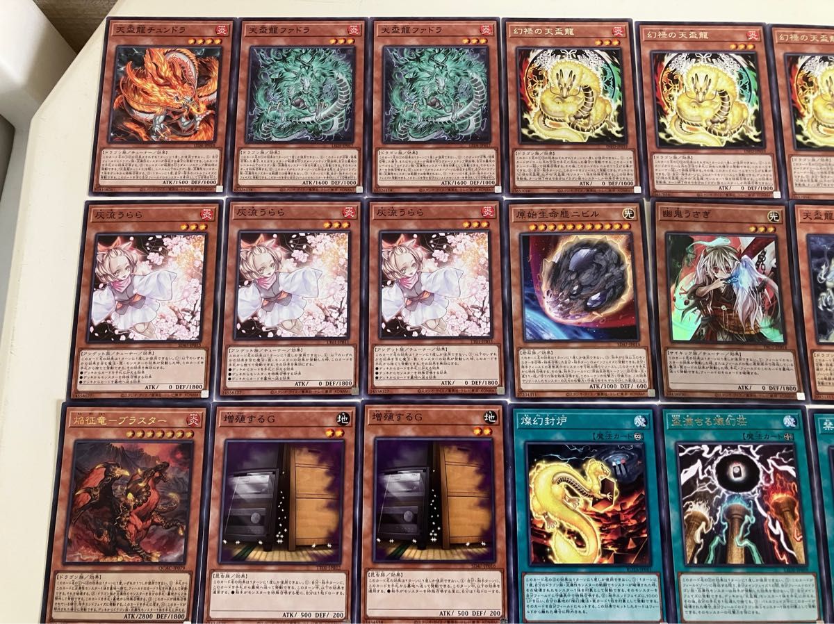 遊戯王 本格構築済み天盃龍デッキ40枚+EX15枚 うらら 増殖するg 遊戯王 本格構築済み天盃龍デッキ40枚+EX15枚 うらら 増殖するg
