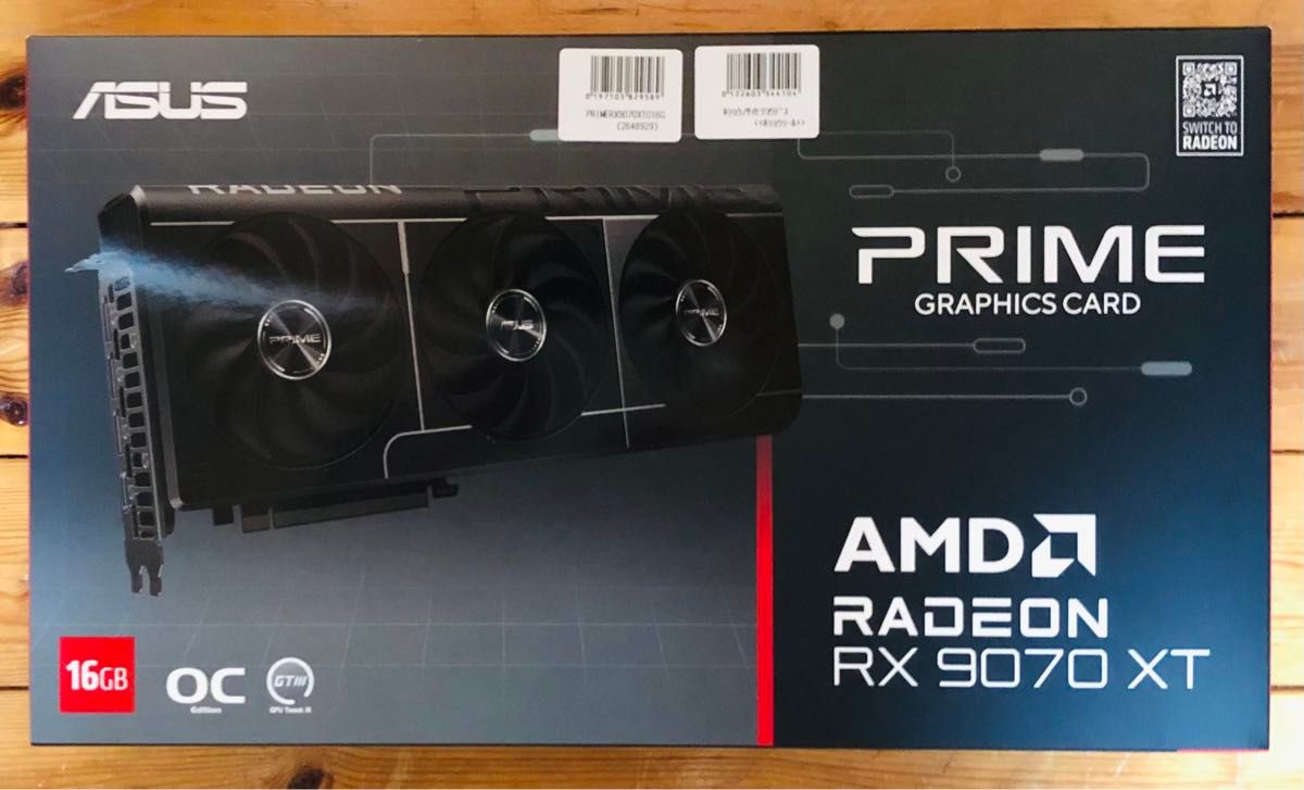 ASUS PRIME RADEON RX 9070 XT 16GB OC|Yahoo!フリマ(旧PayPay ASUS PRIME RADEON RX 9070 XT 16GB OC|Yahoo!フリマ(旧PayPay