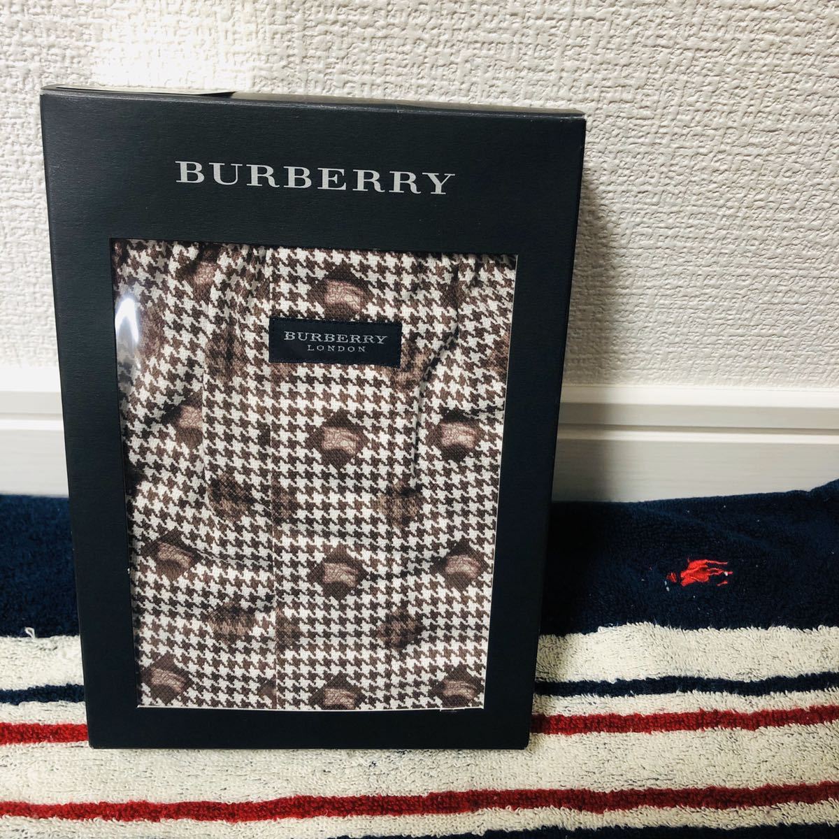 値頃 新品/BURBERRY/トランクス/バーバリー/下着/メンズ/綿100