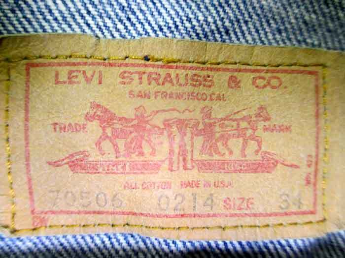 中古　Levi's　1980's　リーバイス　70506　デニムジャケット　4ポケット　サイズ34　MADE IN USA　アメリカ製　#mojd-1-1_画像3