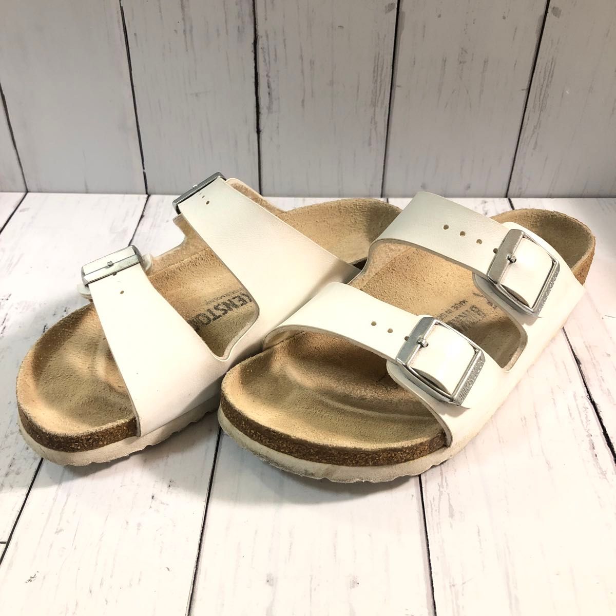 ビルケンシュトック ホワイト 36 23cm サンダル 白 BIRKENSTOCK ビルケンシュトック ホワイト 36 23cm サンダル 白 BIRKENSTOCK
