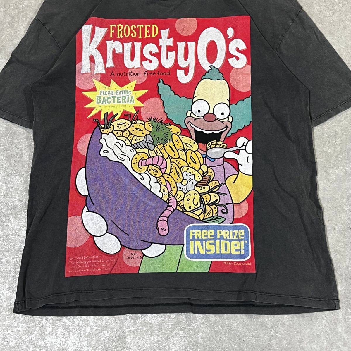 ZARA x ザ・シンプソンズ クラスティー プリントTシャツ グレー ZARA x ザ・シンプソンズ クラスティー プリントTシャツ グレー