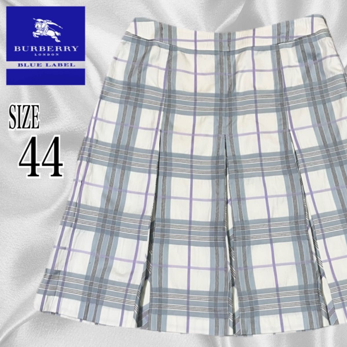 BURBERRY BLUE LABEL チェック柄 プリーツスカート サイズ44 BURBERRY BLUE LABEL チェック柄 プリーツスカート サイズ44