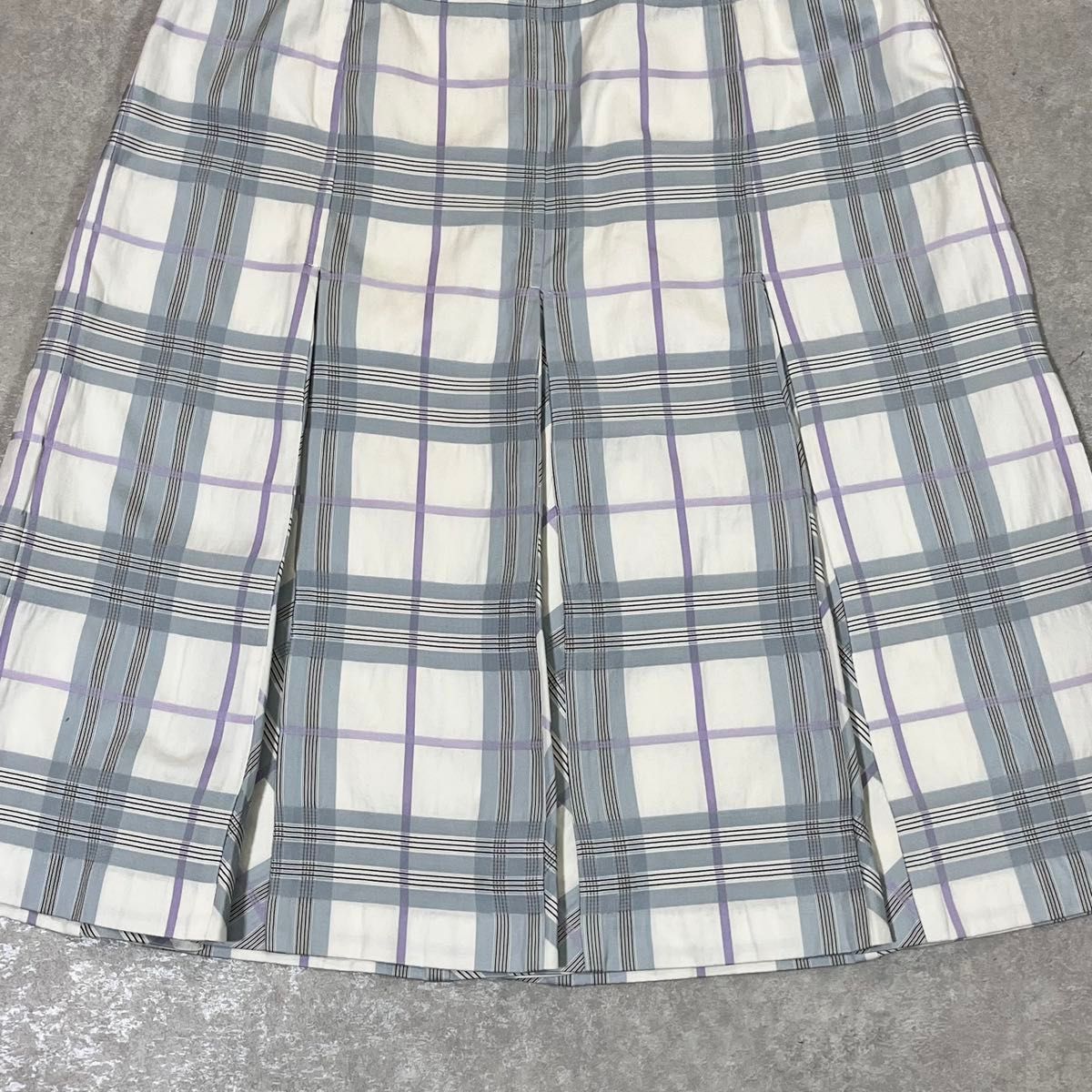 BURBERRY BLUE LABEL チェック柄 プリーツスカート サイズ44 BURBERRY BLUE LABEL チェック柄 プリーツスカート サイズ44