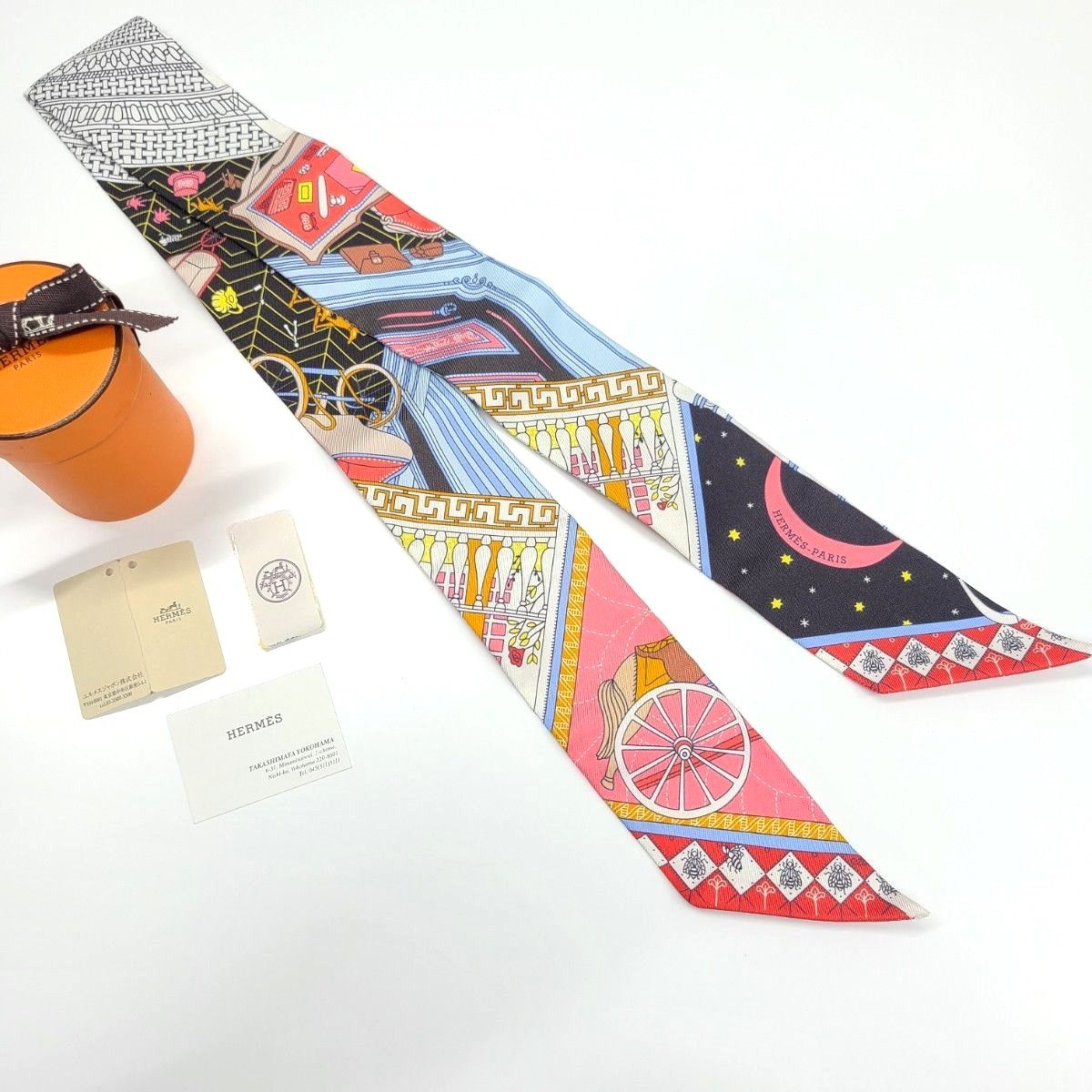 HERMES エルメス ツイリー オブジェ ドゥ キュリオジテ 未使用 HERMES エルメス ツイリー オブジェ ドゥ キュリオジテ 未使用