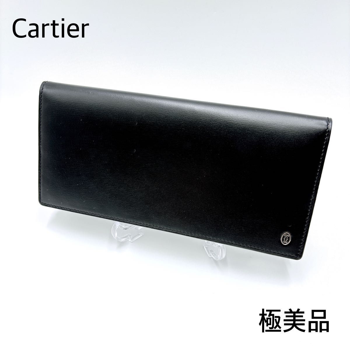 極美品 Cartier カルティエ パシャ レザー 二つ折り 長財布 極美品 Cartier カルティエ パシャ レザー 二つ折り 長財布