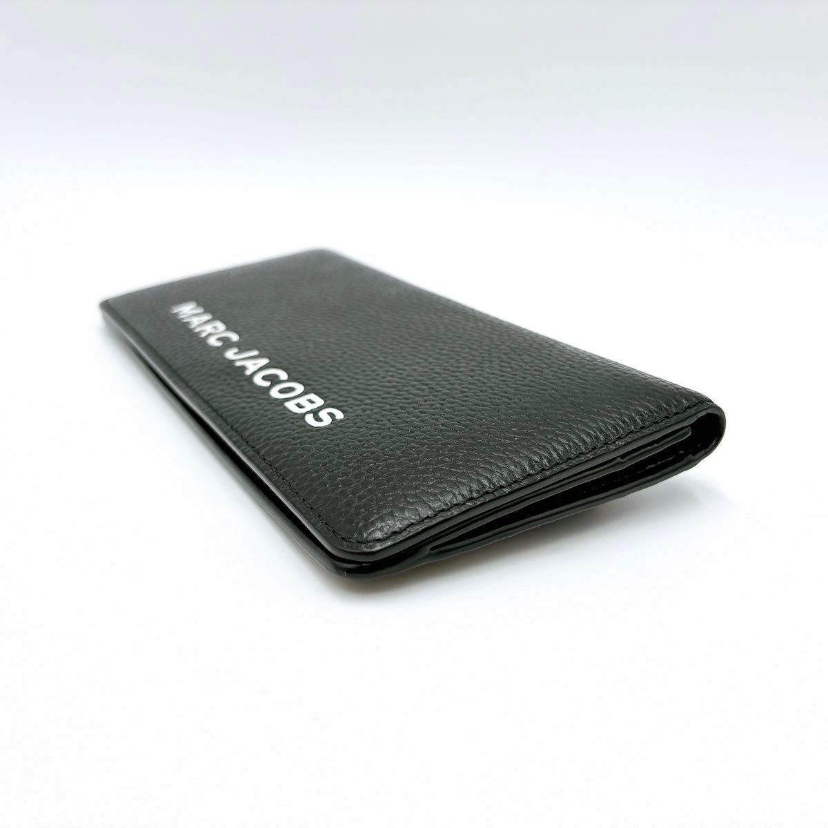 極美品 MARC JACOBS マークジェイコブス ロゴ レザー 二つ折り 極美品 MARC JACOBS マークジェイコブス ロゴ レザー 二つ折り