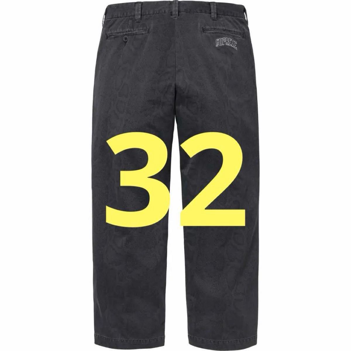 24SS Supreme Snake Print Chino Pant Charcoal シュプリーム 24SS Supreme Snake Print Chino Pant Charcoal シュプリーム