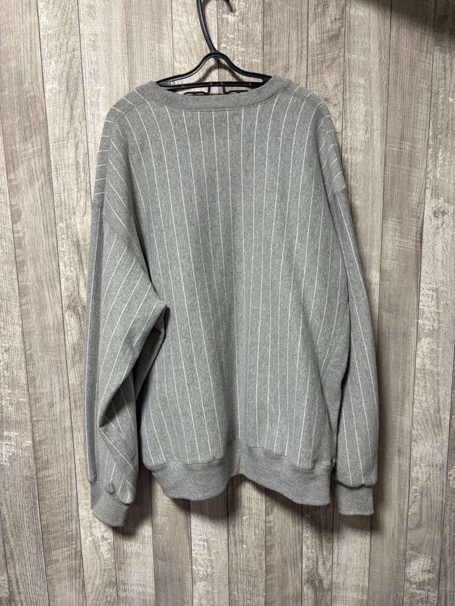24SS Supreme Pinstripe Crewneck シュプリーム クルーネック 24SS Supreme Pinstripe Crewneck シュプリーム クルーネック