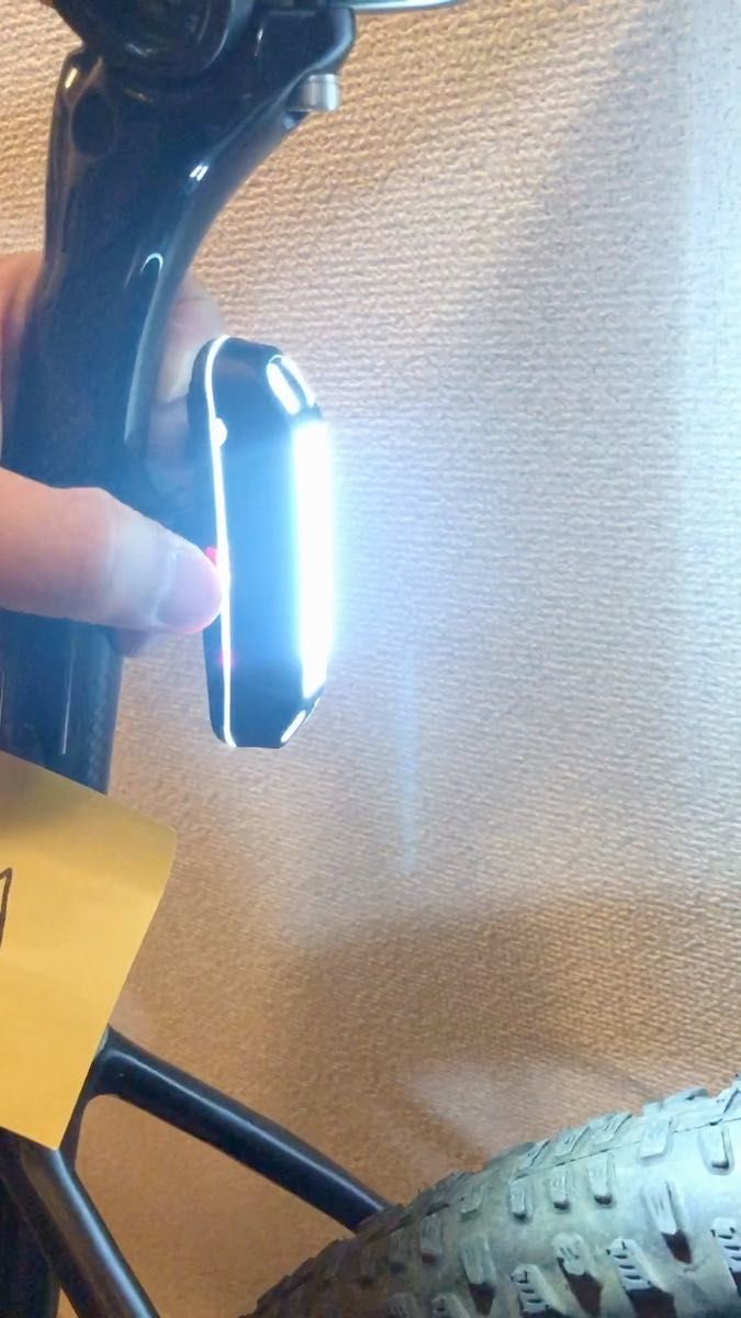 動画あり 高輝度 COB式 LED テール ライト マルチ 点灯モード 選択可 USB充電 コスパ良し 即日発送