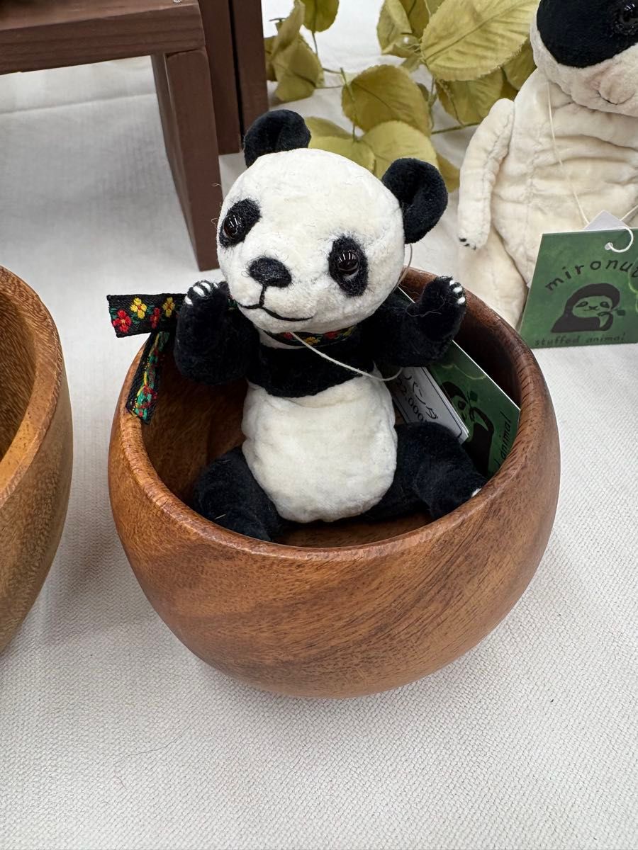 テディベア みはらゆき様作品 パンダちゃん ハンドメイド テディベア みはらゆき様作品 パンダちゃん ハンドメイド