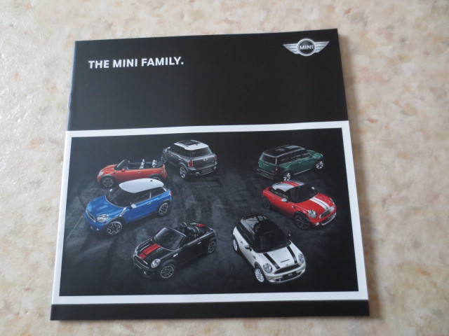  Mini general catalogue *MINI* Britain car * out of print rare catalog * new goods & unused goods * Rover * John Cooper Works * Clubman *BMW