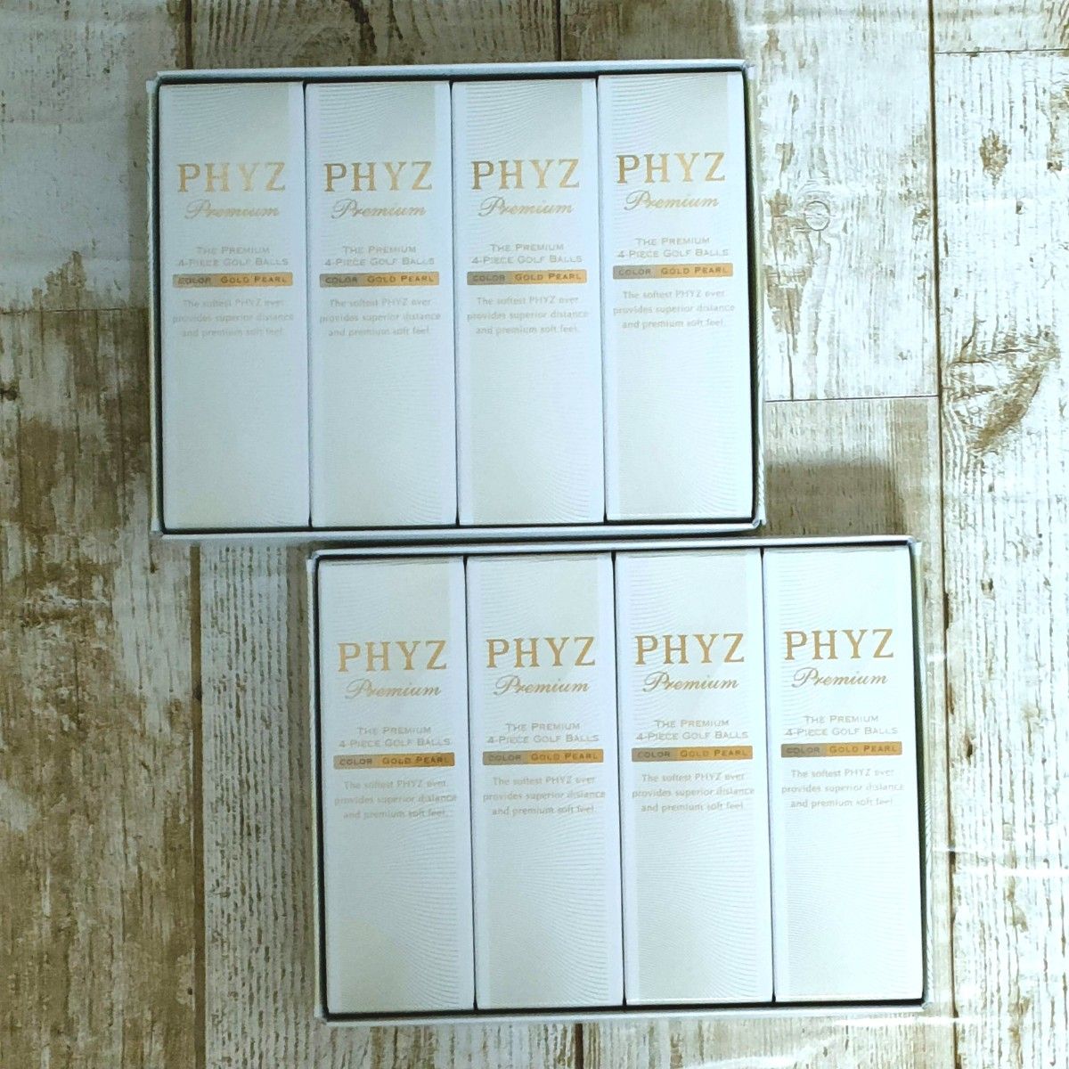 新品】ブリヂストン PHYZ ファイズ プレミアム 2ダース ゴールド 新品】ブリヂストン PHYZ ファイズ プレミアム 2ダース ゴールド