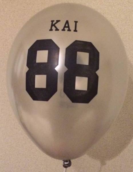 EXO カイ KAI 12/7 渋谷 限定 風船 バルーン トレカ_画像1