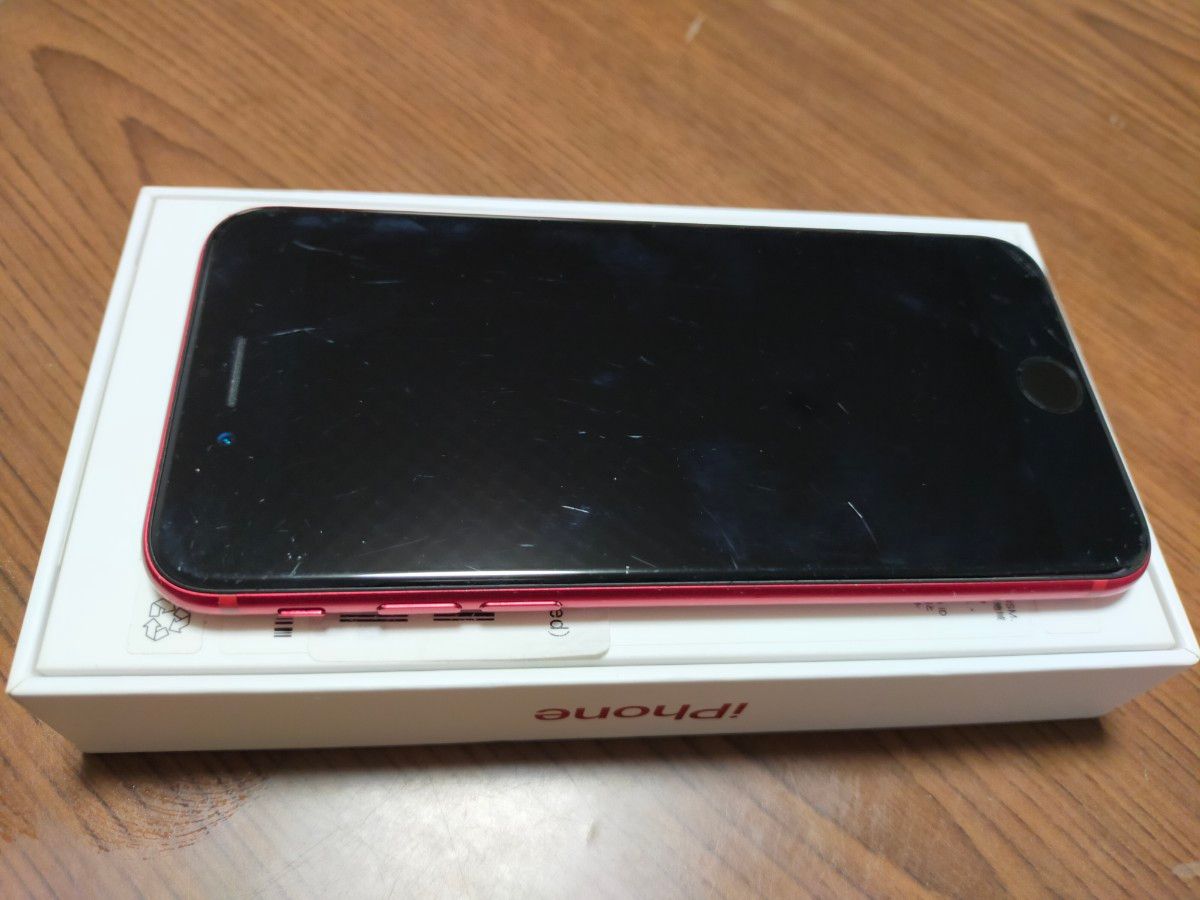 iPhone SE3 64GB 純正バッテリー ソフトバンク 第3世代 赤 SIM iPhone SE3 64GB 純正バッテリー ソフトバンク 第3世代 赤 SIM