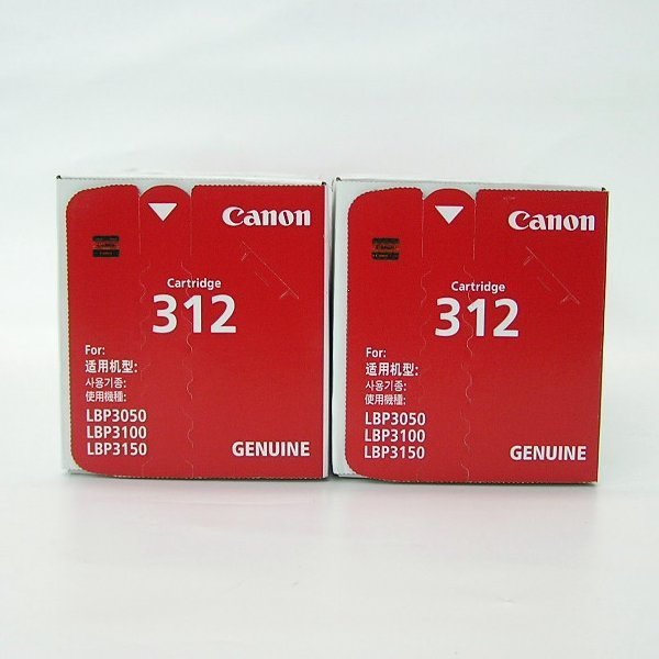 ■β 【未使用品】 Canon/キャノン 純正 トナーカートリッジ 312 2個セット_画像2