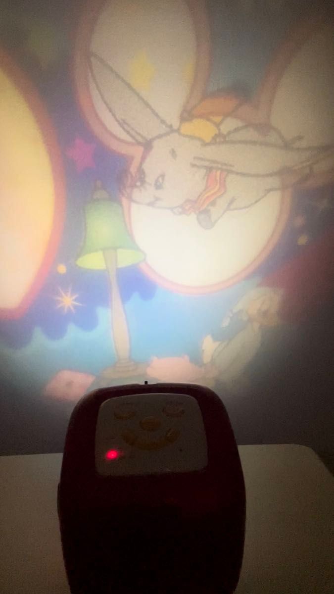 ディズニーおやすみホームシアター ディスク4枚 電池付き