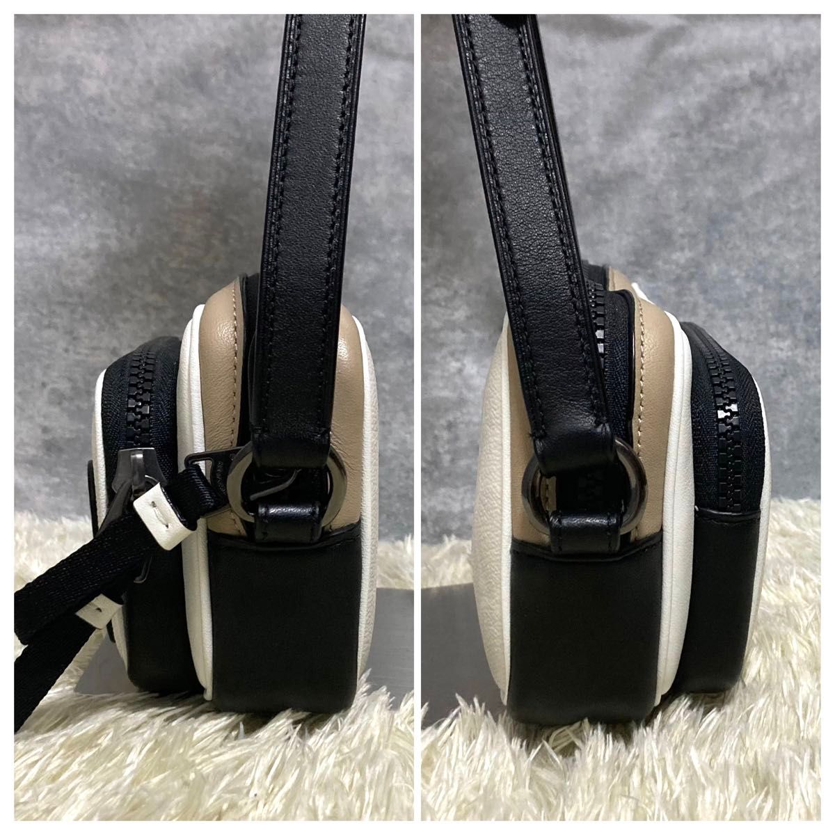 極美品】COACH コーチ ショルダーバッグ 現行モデル レザー 男女 極美品】COACH コーチ ショルダーバッグ 現行モデル レザー 男女