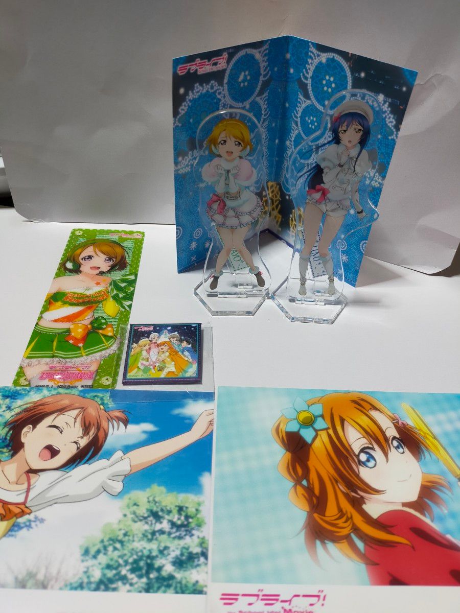 ラブライブ μ's 園田海未 小泉花陽 アクリルスタンド2種+おまけ ラブライブ μ's 園田海未 小泉花陽 アクリルスタンド2種+おまけ