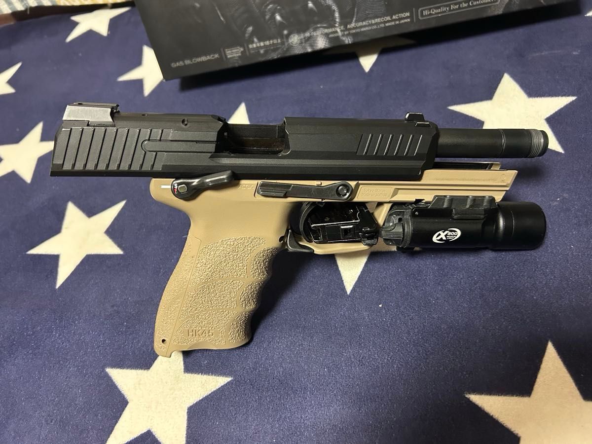 東京マルイ】HK45タクティカル ガスブローバックハンドガン 東京マルイ】HK45タクティカル ガスブローバックハンドガン