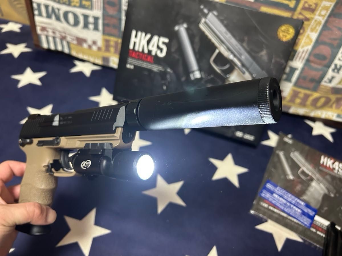 東京マルイ】HK45タクティカル ガスブローバックハンドガン 東京マルイ】HK45タクティカル ガスブローバックハンドガン