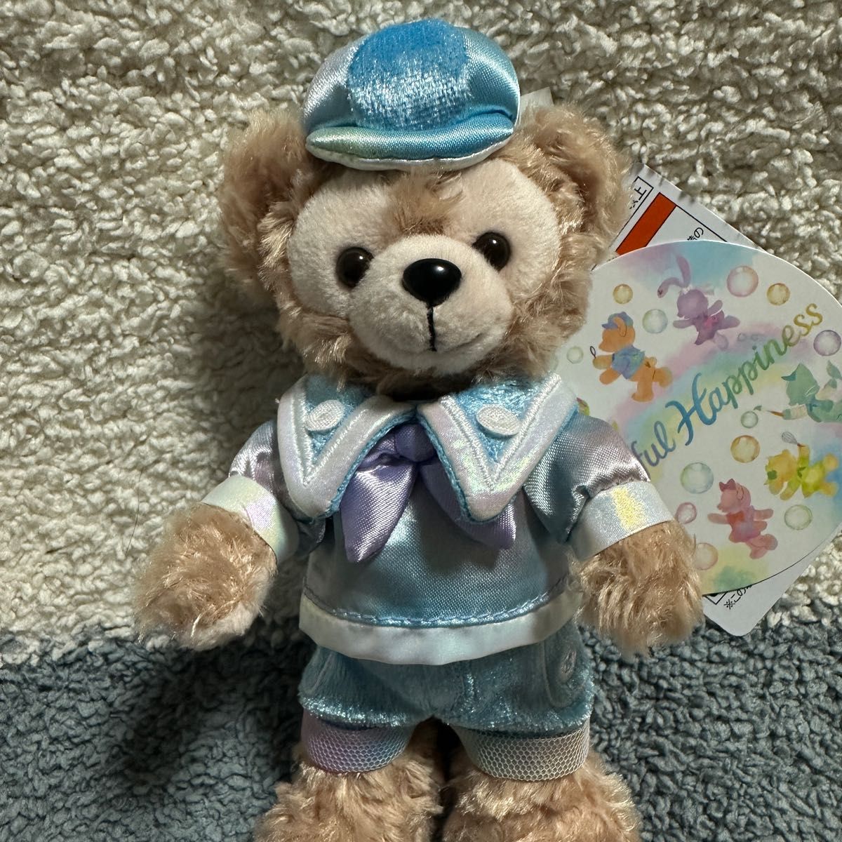 ダッフィー&フレンズ 20周年 カラフルハピネス ぬいぐるみバッジ ダッフィー&フレンズ 20周年 カラフルハピネス ぬいぐるみバッジ
