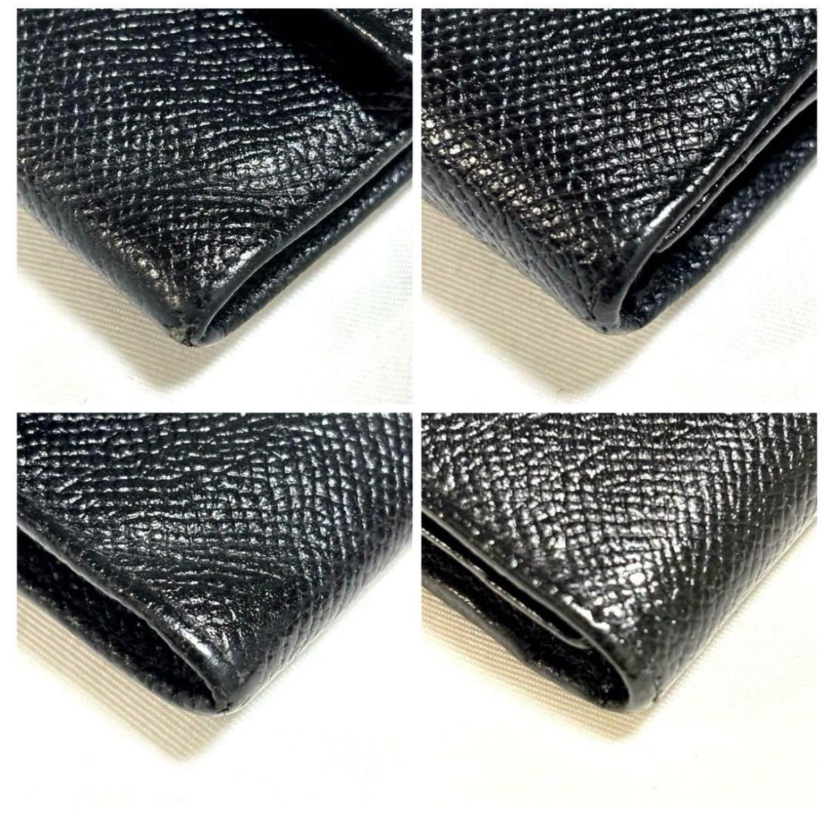 美品 BVLGARI ブルガリ 黒ブラック グレインレザー ビーゼロワン 美品 BVLGARI ブルガリ 黒ブラック グレインレザー ビーゼロワン