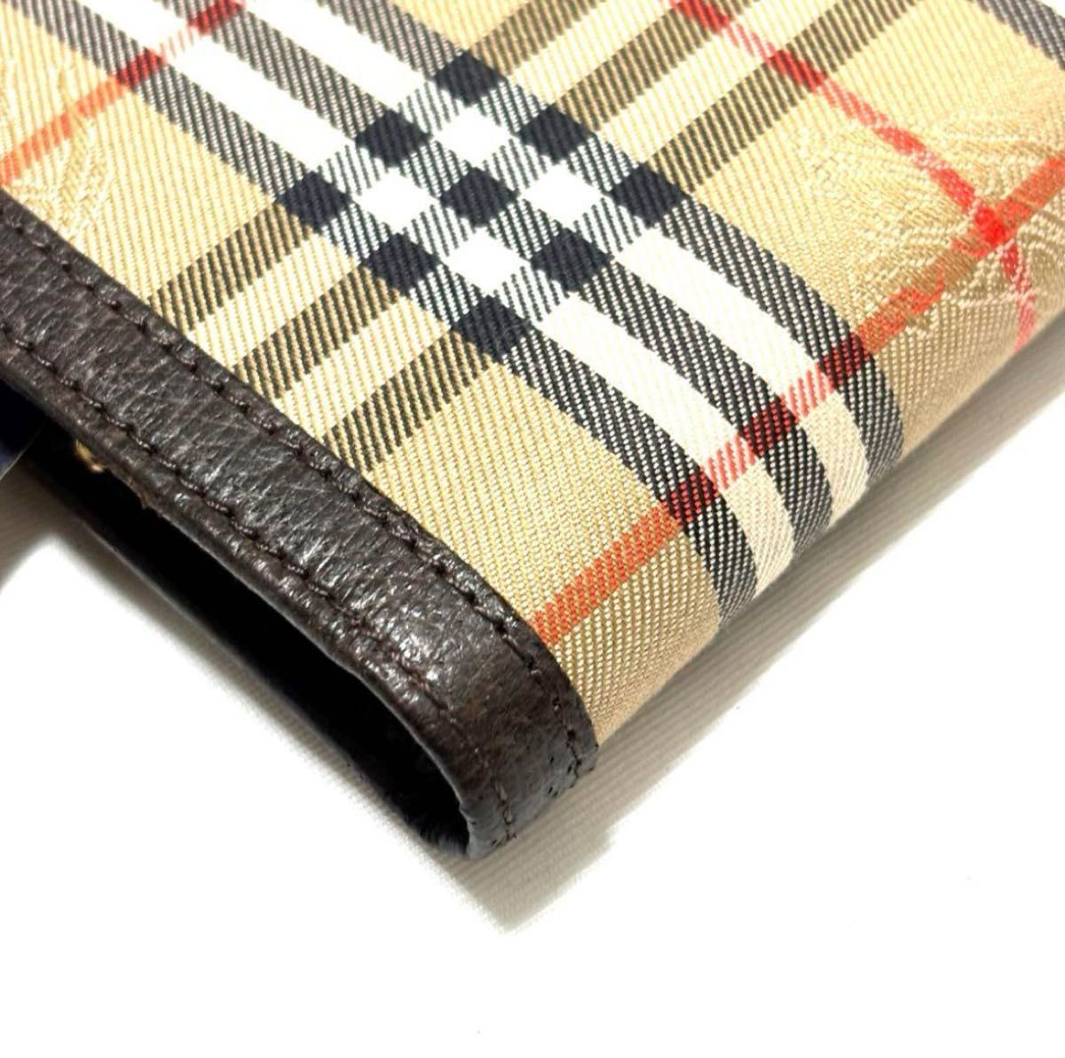 未使用品 BURBERRY バーバリー ノバチェック 折り財布 金がま口 未使用品 BURBERRY バーバリー ノバチェック 折り財布 金がま口