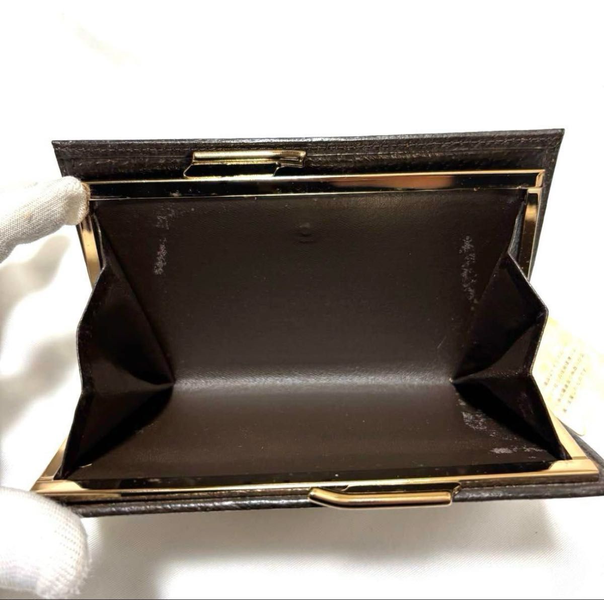 未使用品 BURBERRY バーバリー ノバチェック 折り財布 金がま口 未使用品 BURBERRY バーバリー ノバチェック 折り財布 金がま口
