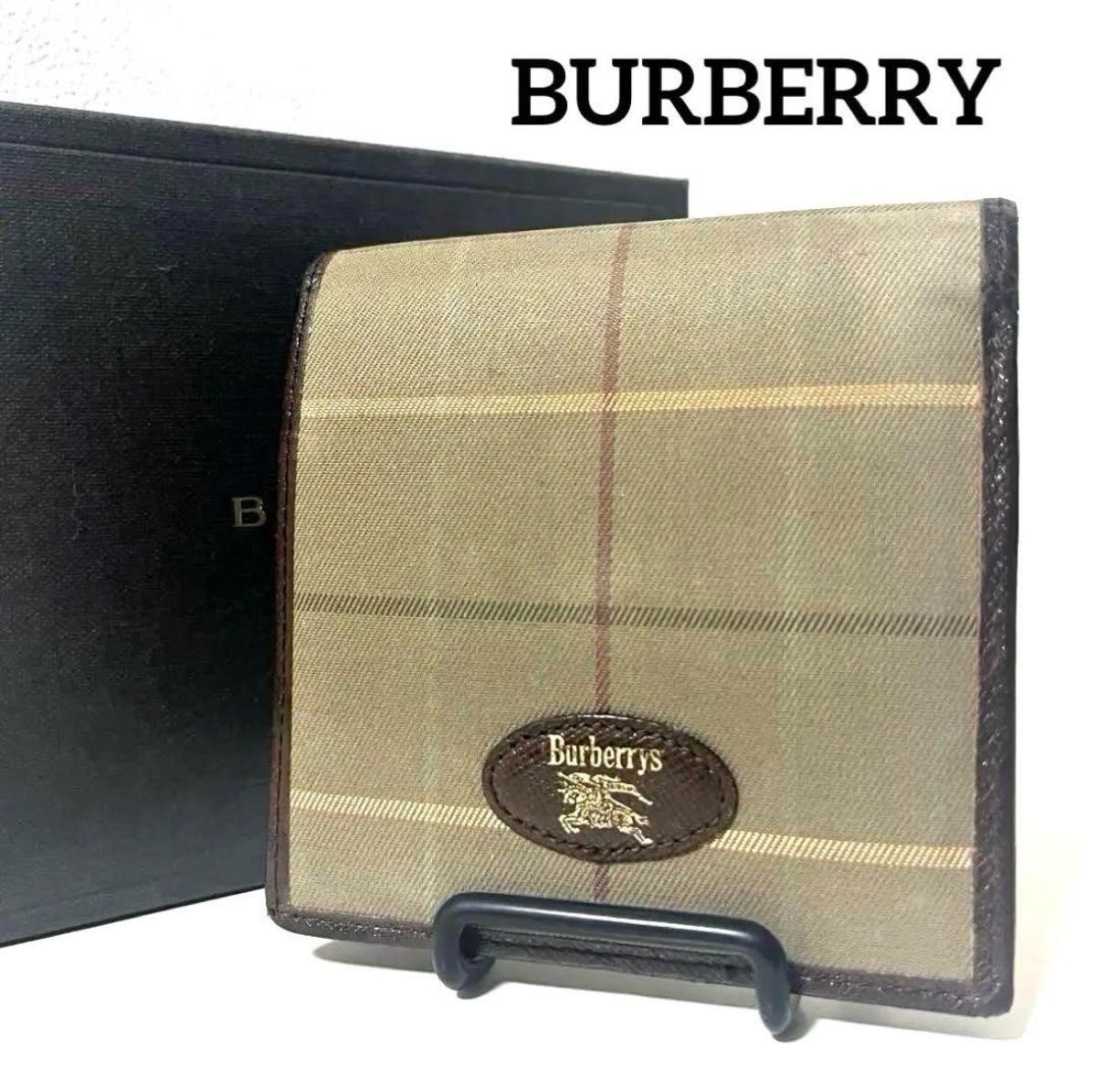 BURBERRY バーバリー 折り財布 ノバチェック シャドーホースロゴ BURBERRY バーバリー 折り財布 ノバチェック シャドーホースロゴ