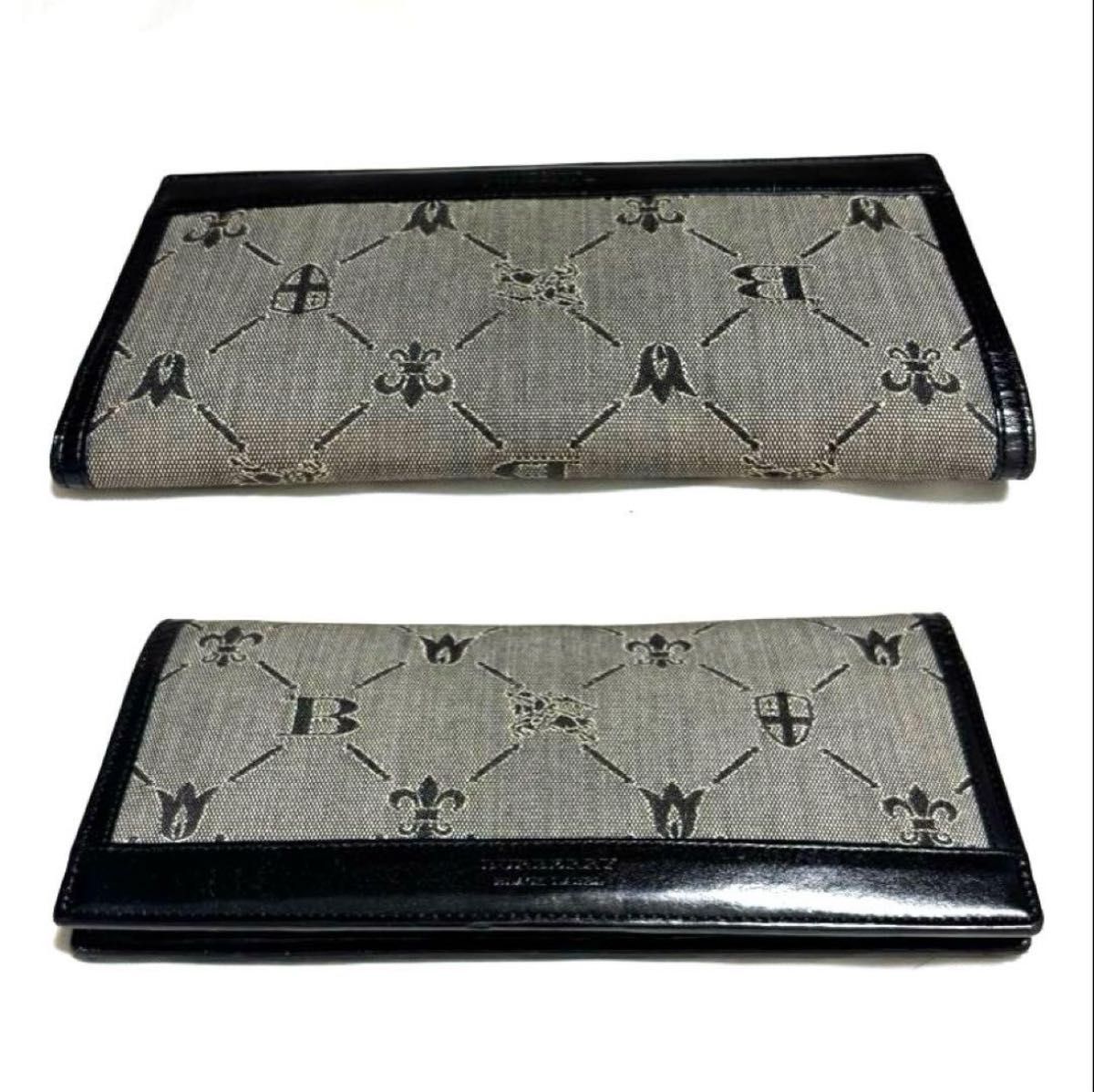 美品BURBERRYバーバリー 折り財布 黒 ブラック シャドーホース 美品BURBERRYバーバリー 折り財布 黒 ブラック シャドーホース