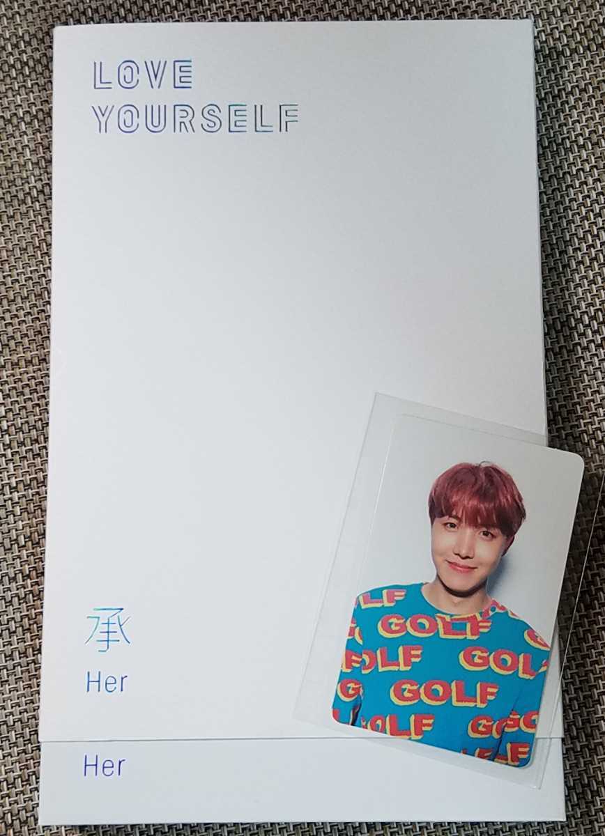 ♪防弾少年団 BTS【LOVE YOURSELF 承 Her】CD♪V Ver. トレカ付き