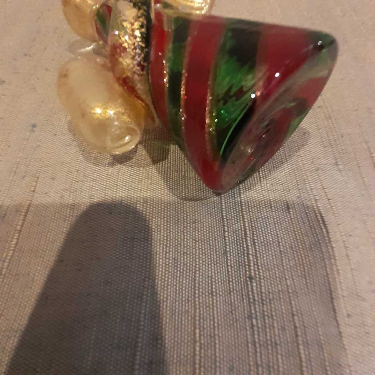 ムラーノガラス murano エンジェル 約11.2cm×4.2cm