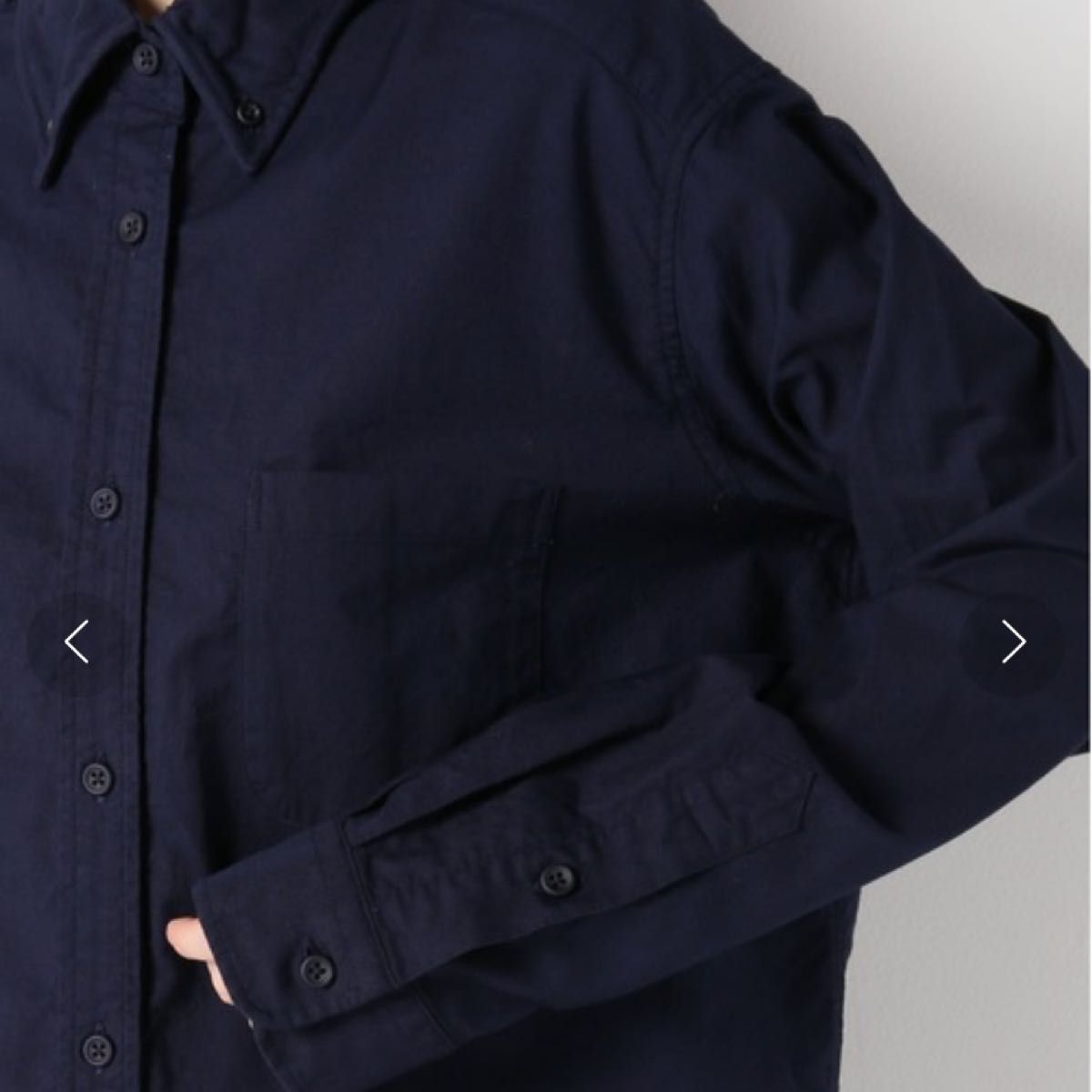 ドゥーズィエムクラス OXFORD BD シャツ ネイビー 長袖 オーバー ドゥーズィエムクラス OXFORD BD シャツ ネイビー 長袖 オーバー