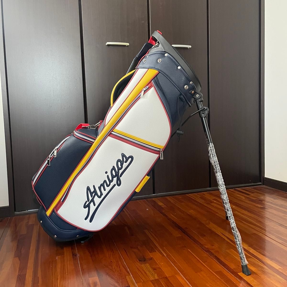 新品未使用】Almigos GOLF アルミゴスゴルフ スタンドキャディ 新品未使用】Almigos GOLF アルミゴスゴルフ スタンドキャディ