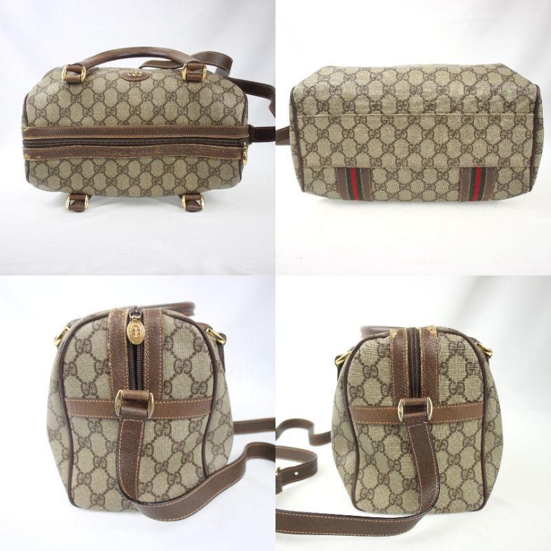 ◇ 1円 ~ GUCCI / グッチ 002 115 6697 オールド ボストン ◇ 1円 ~ GUCCI / グッチ 002 115 6697 オールド ボストン