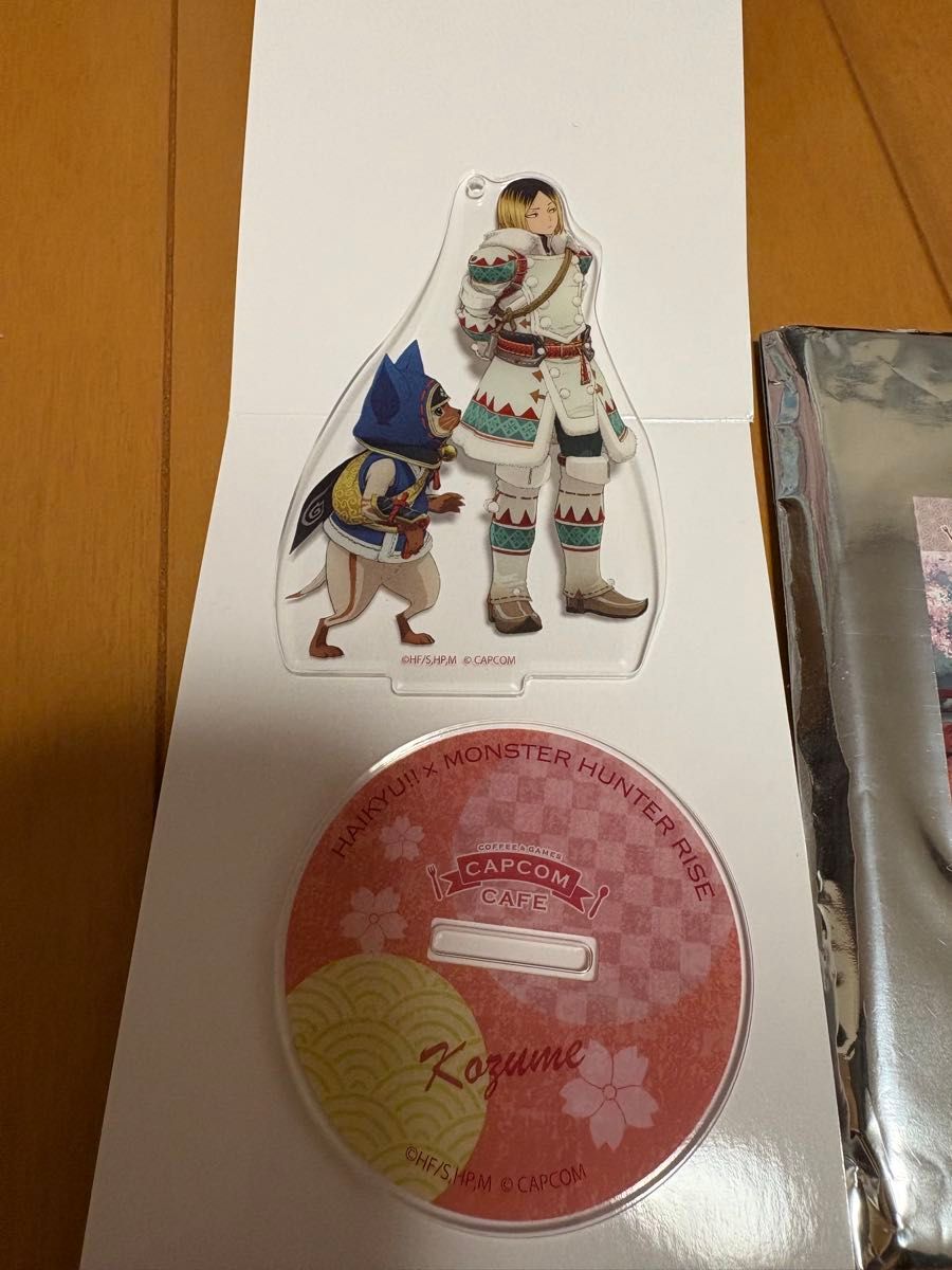 ハイキュー!! モンハン 宮侑 アクリルスタンドキーホルダー カプコンカフェ ハイキュー カプコン カプコンカフェ モンハン